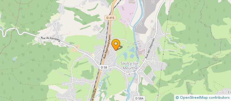 localisation de l'entreprise MONSIEUR LIONEL GERARD  SAULCY-SUR-MEURTHE