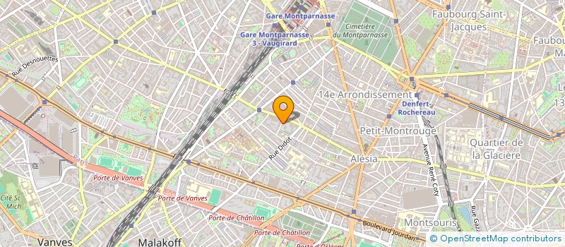 localisation de l'entreprise MONSIEUR LIONEL GERARDIN  PARIS