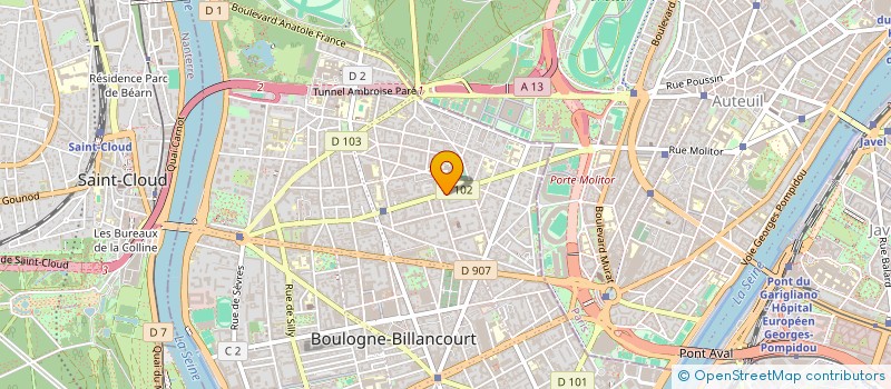 localisation de l'entreprise MONSIEUR LIONEL GERAULT à BOULOGNE-BILLANCOURT