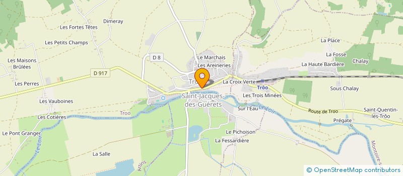 localisation de l'entreprise MONSIEUR LIONEL GESLIN  TROO