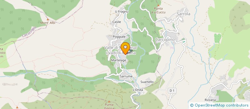 localisation de l'entreprise MONSIEUR LIONEL GIACOMINI à VALLE-DI-MEZZANA
