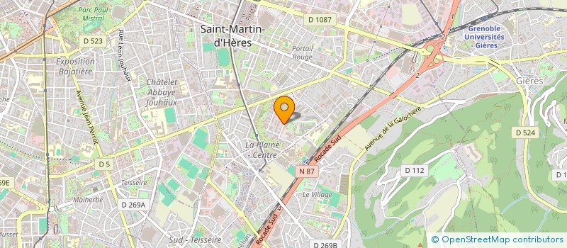 localisation de l'entreprise MONSIEUR LIONEL GIANNONE  SAINT-MARTIN-D'HERES