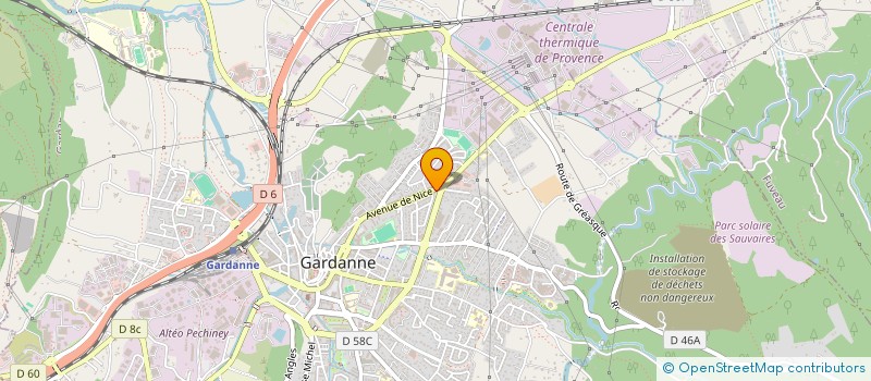 localisation de l'entreprise MONSIEUR LIONEL GIBELLO à GARDANNE