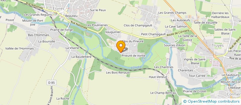 localisation de l'entreprise MONSIEUR LIONEL GIBIER à ESVRES