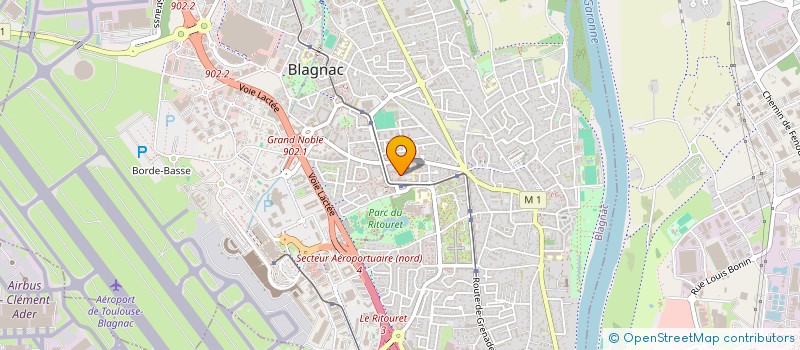 localisation de l'entreprise MONSIEUR LIONEL GILOT à BLAGNAC