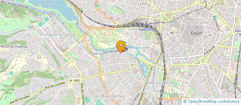 localisation de l'entreprise MONSIEUR LIONEL GINET à DIJON