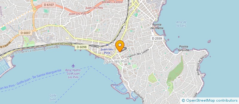 localisation de l'entreprise MONSIEUR LIONEL GIORDANO  ANTIBES