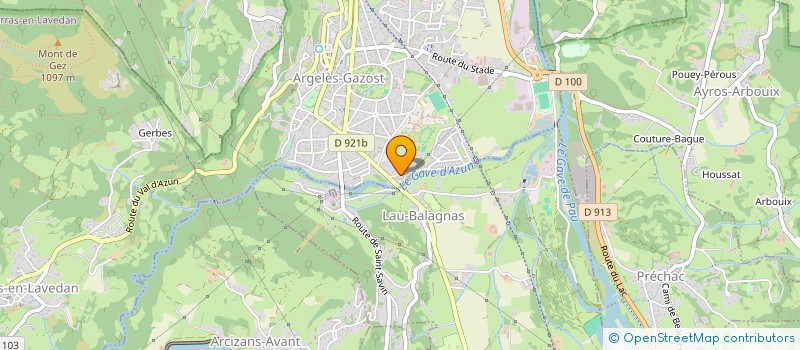 localisation de l'entreprise MONSIEUR LIONEL GIRARD  ARGELES-GAZOST