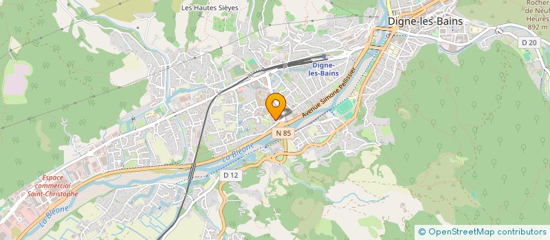 localisation de l'entreprise MONSIEUR LIONEL GIRAUD à DIGNE-LES-BAINS
