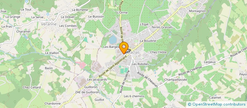 localisation de l'entreprise MONSIEUR LIONEL GIRODET  MACLAS