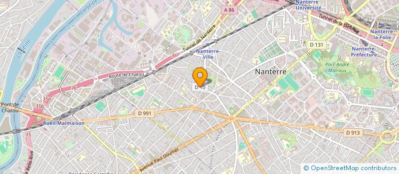 localisation de l'entreprise MONSIEUR LIONEL GLET à NANTERRE