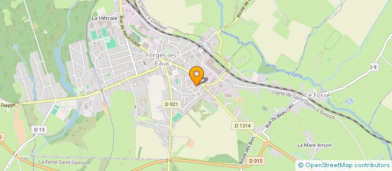 localisation de l'entreprise MONSIEUR LIONEL GODDE  FORGES-LES-EAUX