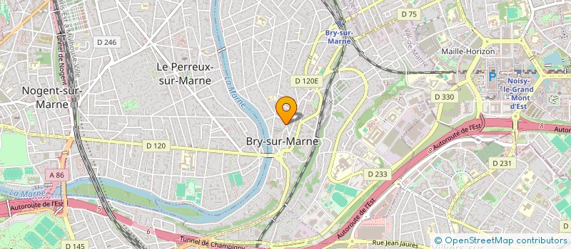 localisation de l'entreprise MONSIEUR LIONEL GOLDRAJCH  BRY-SUR-MARNE