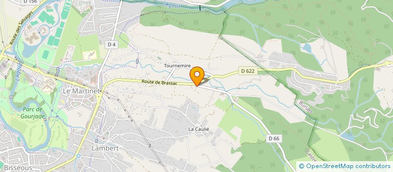 localisation de l'entreprise MONSIEUR LIONEL GONZALEZ  CASTRES