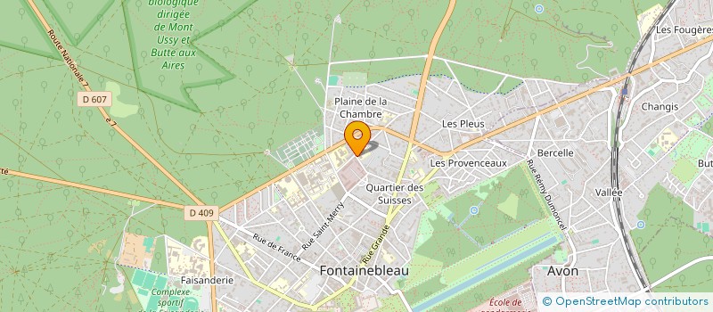 localisation de l'entreprise MONSIEUR LIONEL GOURAUD à FONTAINEBLEAU