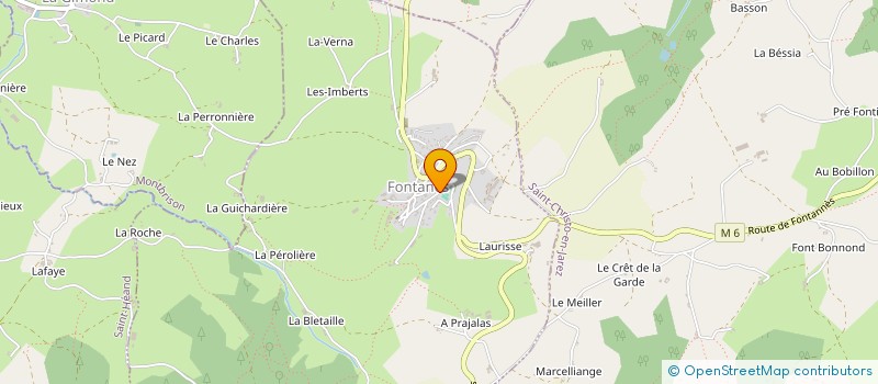 localisation de l'entreprise MONSIEUR LIONEL GOY  FONTANES