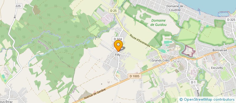 localisation de l'entreprise MONSIEUR LIONEL GRAF  DOUVAINE