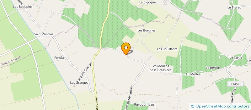 localisation de l'entreprise MONSIEUR LIONEL GRASSY  SAINT-THOMAS-DE-CONAC