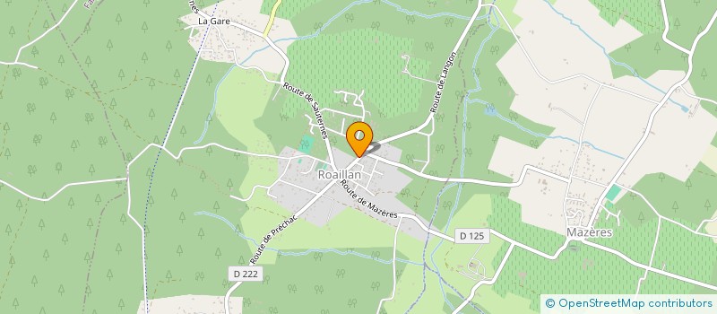 localisation de l'entreprise MONSIEUR LIONEL GREGO  ROAILLAN