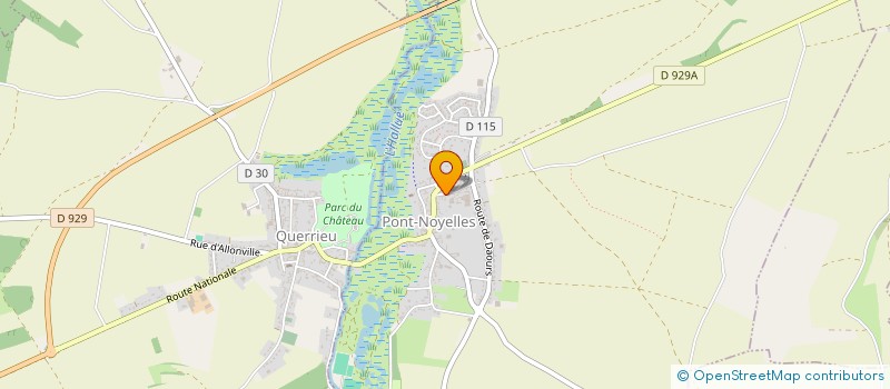 localisation de l'entreprise MONSIEUR LIONEL GRICOURT  PONT-NOYELLES