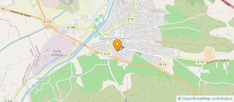 localisation de l'entreprise MONSIEUR LIONEL GRIMIGNI à LANCON-PROVENCE