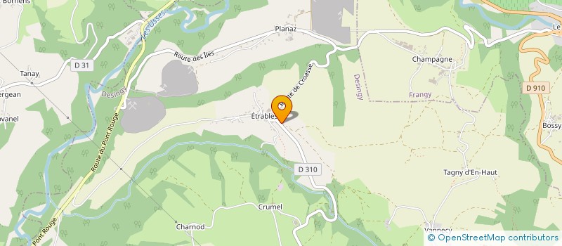 localisation de l'entreprise MONSIEUR LIONEL GROS  DESINGY