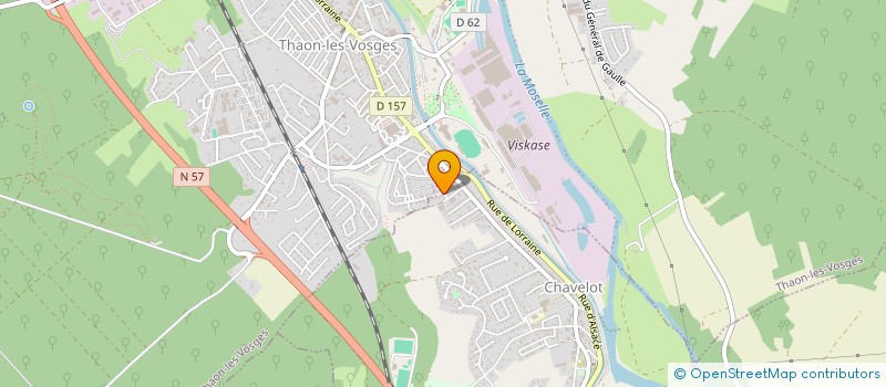 localisation de l'entreprise MONSIEUR LIONEL GROSJEAN  CHAVELOT