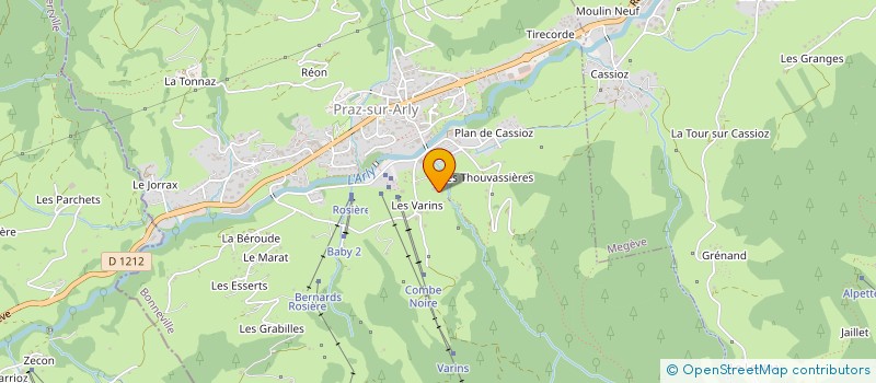 localisation de l'entreprise MONSIEUR LIONEL GROSSET-GRANGE à PRAZ-SUR-ARLY