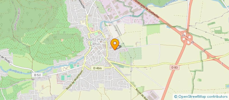 localisation de l'entreprise MONSIEUR LIONEL GSEGNER  SOULTZ-HAUT-RHIN