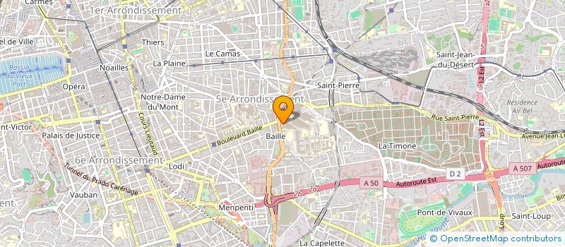 localisation de l'entreprise MONSIEUR LIONEL GUEDJ à MARSEILLE