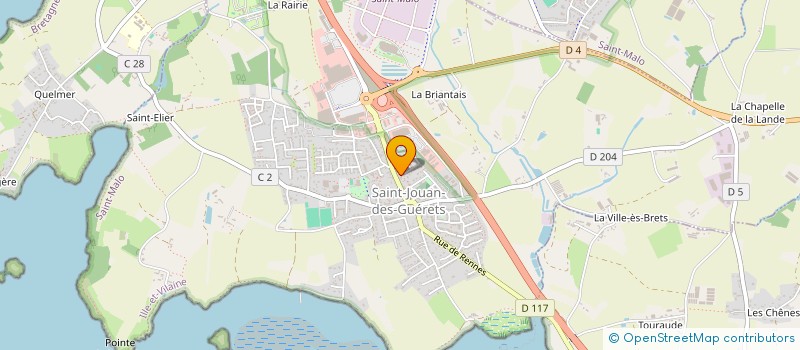 localisation de l'entreprise MONSIEUR LIONEL GUEGAN  SAINT-JOUAN-DES-GUERETS