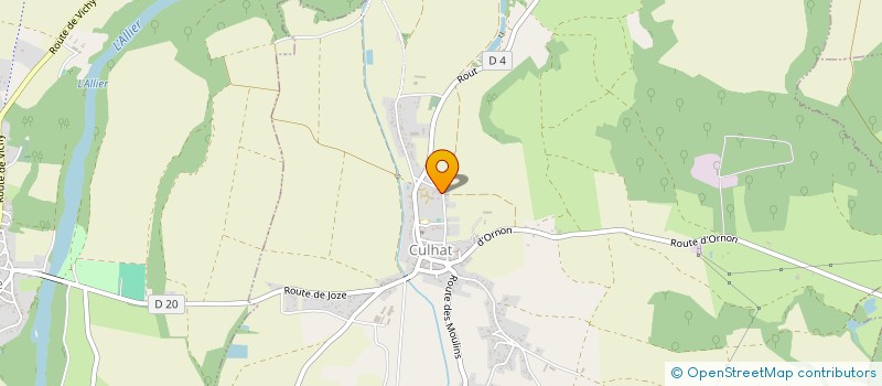 localisation de l'entreprise MONSIEUR LIONEL GUEHENNEC  MARINGUES