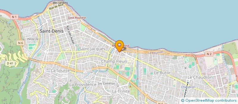 localisation de l'entreprise MONSIEUR LIONEL GUEPRATTE  SAINT-DENIS