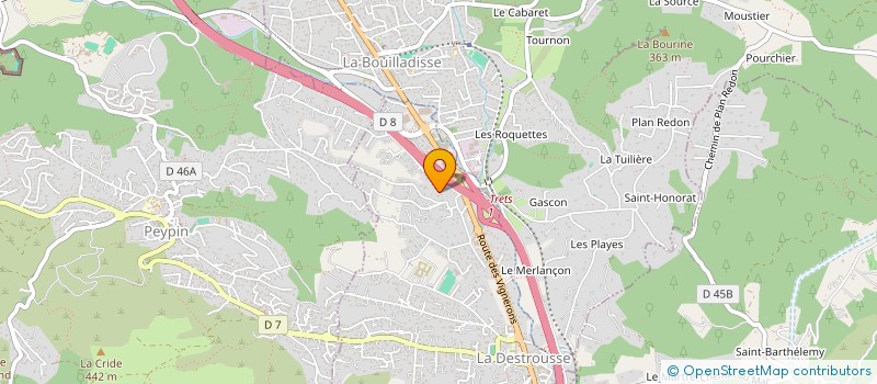 localisation de l'entreprise MONSIEUR LIONEL GUERARD  LA DESTROUSSE