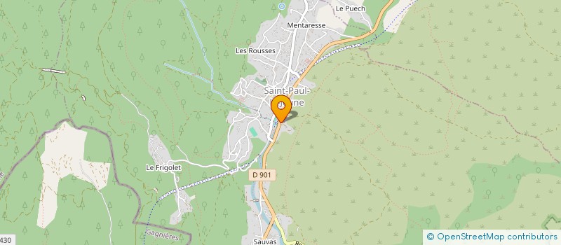 localisation de l'entreprise MONSIEUR LIONEL GUERCI à SAINT-PAUL-LE-JEUNE