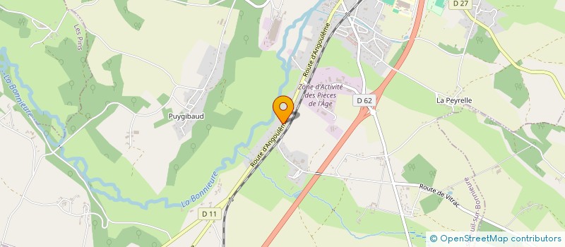 localisation de l'entreprise MONSIEUR LIONEL GUERIN  CHASSENEUIL-SUR-BONNIEURE