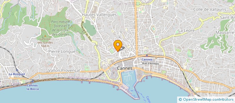 localisation de l'entreprise MONSIEUR LIONEL GUIFFRAY  CANNES