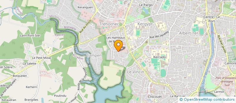 localisation de l'entreprise MONSIEUR LIONEL GUILLEMIN   PETIT à VANNES