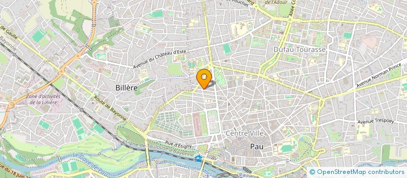 localisation de l'entreprise MONSIEUR LIONEL GUILLIORIT à PAU