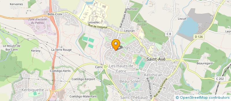 localisation de l'entreprise MONSIEUR LIONEL GUILLOUX à SAINT-AVE