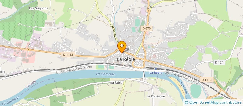 localisation de l'entreprise MONSIEUR LIONEL GUIONET à LA REOLE