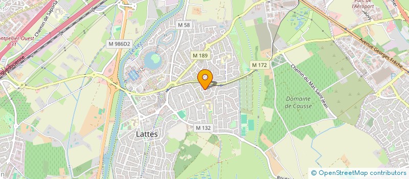 localisation de l'entreprise MONSIEUR LIONEL GUIOT à LATTES