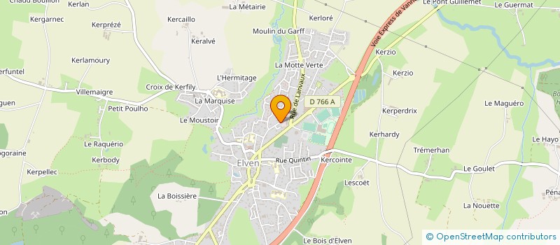 localisation de l'entreprise MONSIEUR LIONEL GUITTON  ELVEN