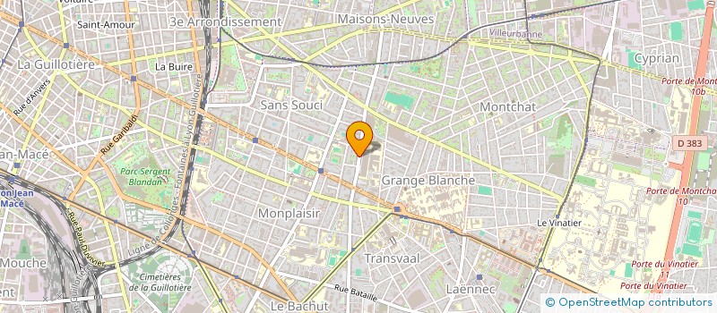 localisation de l'entreprise MONSIEUR LIONEL GUTTON  LYON