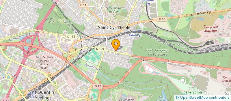 localisation de l'entreprise MONSIEUR LIONEL HADDAD  SAINT-CYR-L'ECOLE