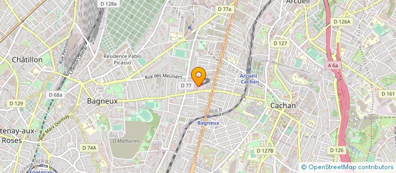 localisation de l'entreprise MONSIEUR LIONEL HANS DJOUHAN à BAGNEUX