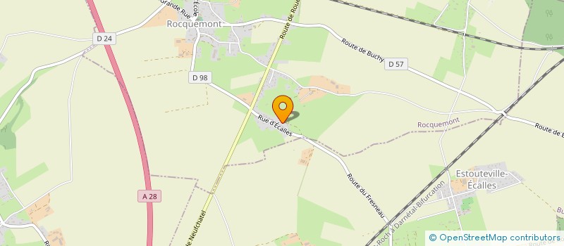 localisation de l'entreprise MONSIEUR LIONEL HARTOUT  ROCQUEMONT