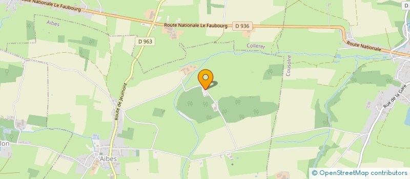 localisation de l'entreprise MONSIEUR LIONEL HENAUT  AIBES