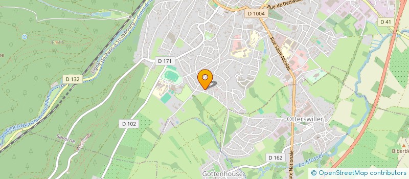 localisation de l'entreprise MONSIEUR LIONEL HENNING  SAVERNE