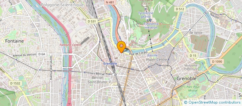 localisation de l'entreprise MONSIEUR LIONEL HENON  GRENOBLE